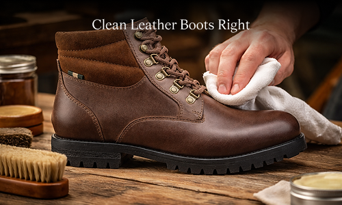 How to Clean, Condition, and Protect Leather Boots - Milwaukee Boot Company