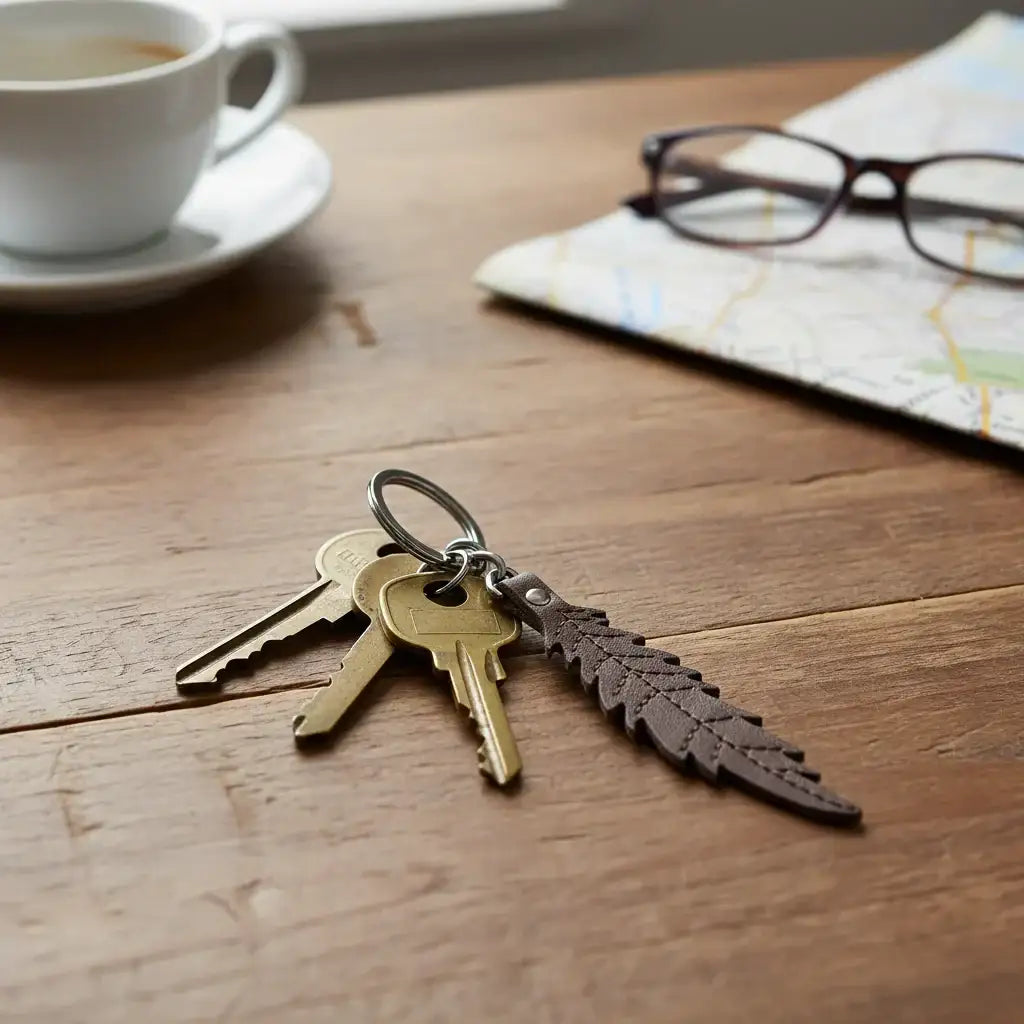 Feather Key Chain– Milwaukee Boot Company