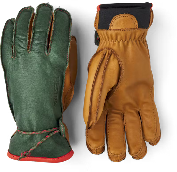 Hestra Leather Wakayama Winter Glove - Milwaukee Boot Company - Hestra Leather Wakayama Winter Glove - 7 / Forest and Cork