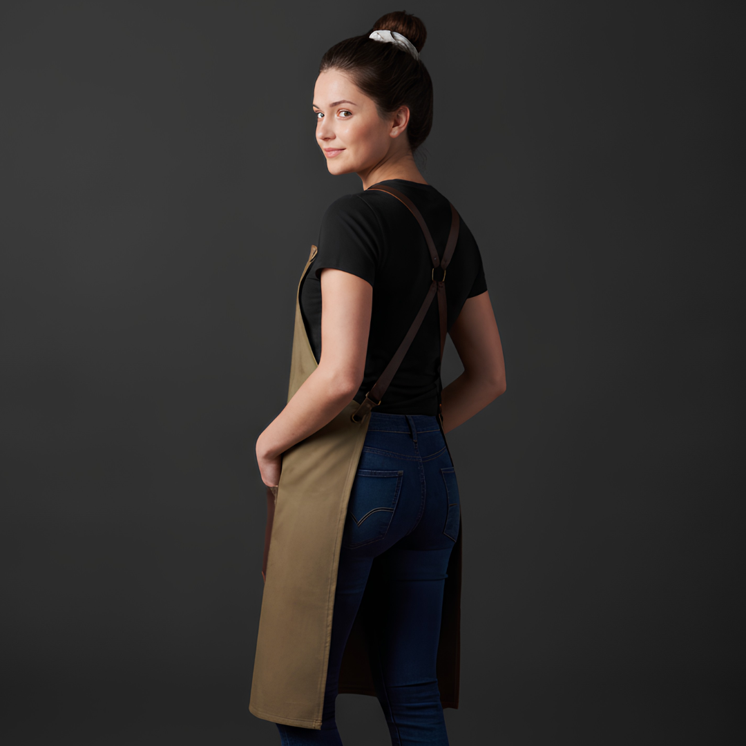 Brewmaster Cross-Back Apron left image