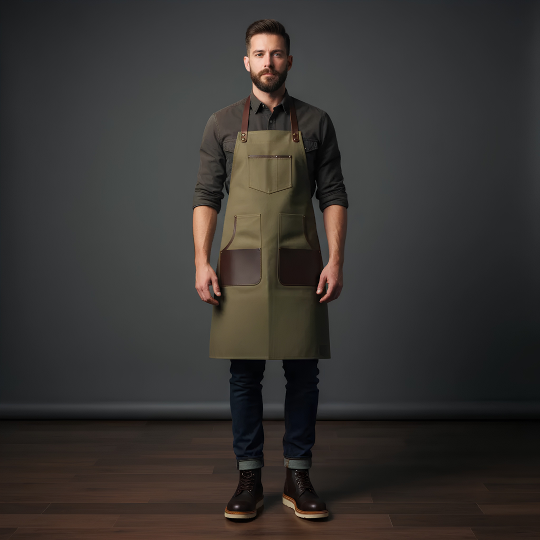 Brewmaster Cross-Back Apron right image