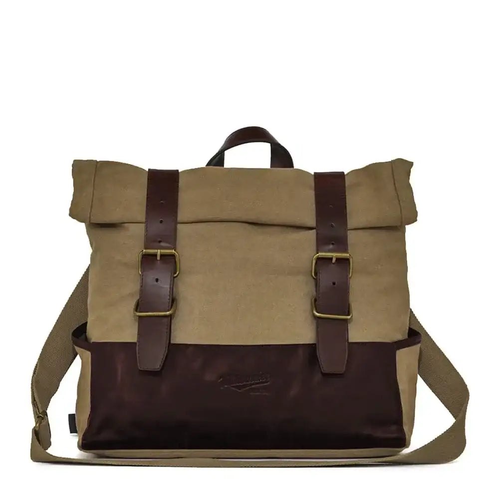 Waxed Canvas Messenger Bag | Milwaukee Boot Company