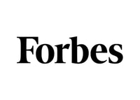 Forbes black serif logo on white background