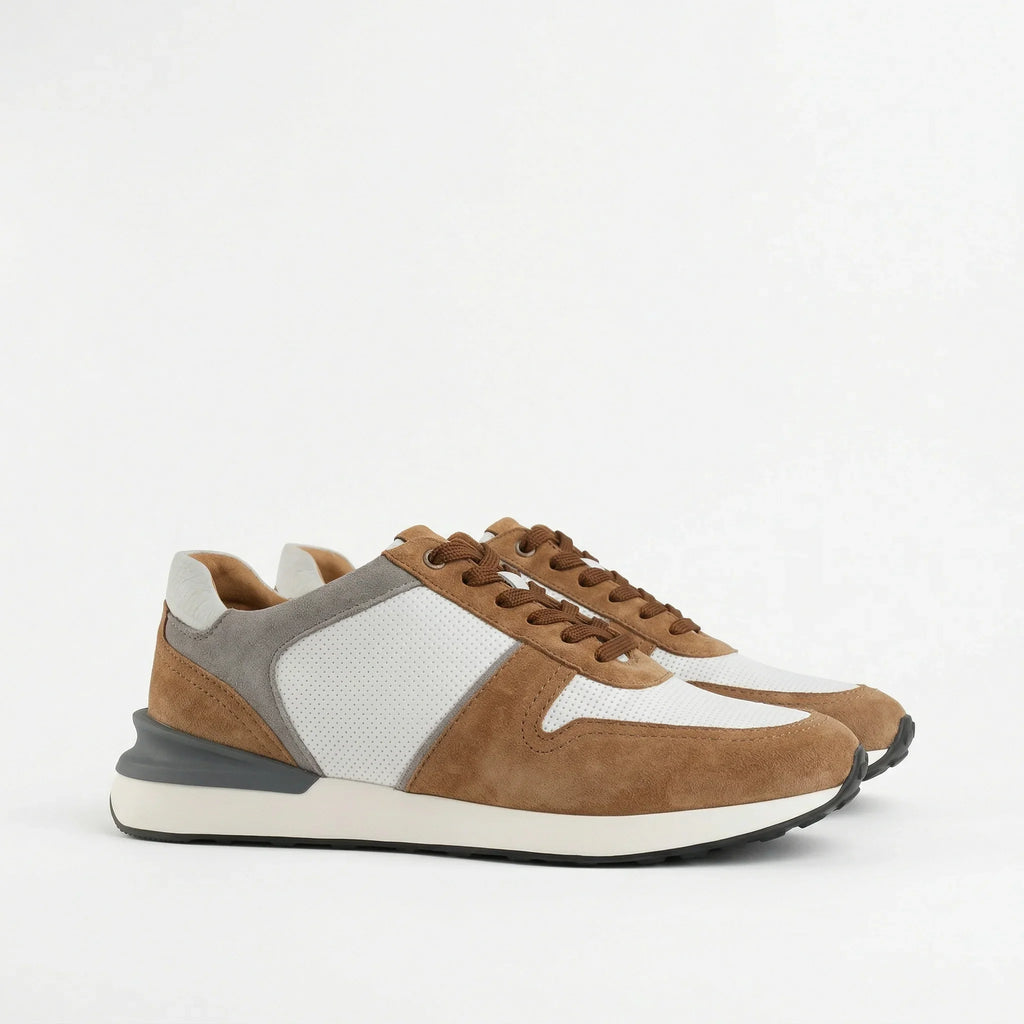 Gallun Men's Sneaker - Milwaukee Boot Company - Gallun Men's Sneaker - White and Gray / 8M