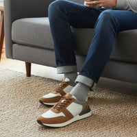Gallun Men's Sneaker - Milwaukee Boot Company - Gallun Men's Sneaker - White and Gray / 8M