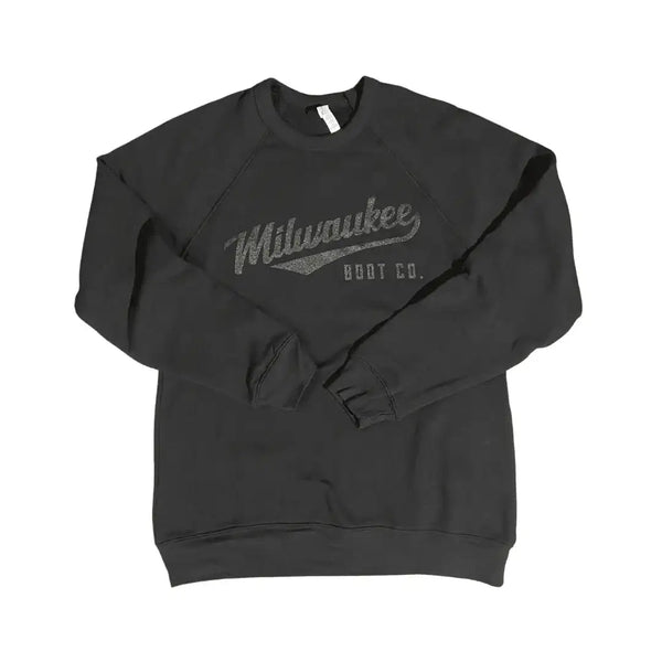 Milwaukee Crewneck - Milwaukee Boot Company - Milwaukee Crewneck - Black / XS