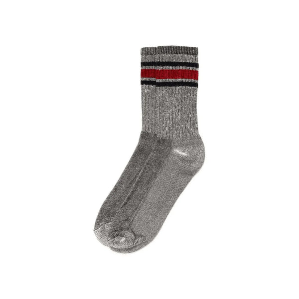 American Trench Merino Activity Sock Grey/Navy/Red