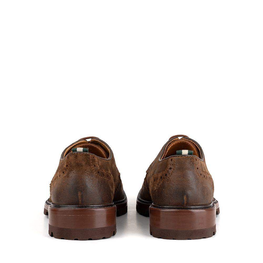 Wingtip Shoe in Suede | Milwaukee Boot Company display picture 2