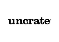 Uncrate logo in bold black lowercase letters on a white background