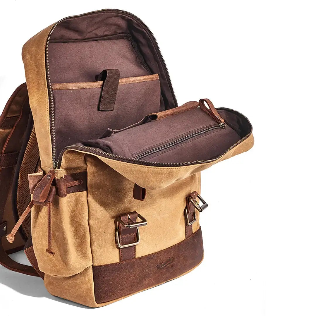 Waxed Canvas Backpack