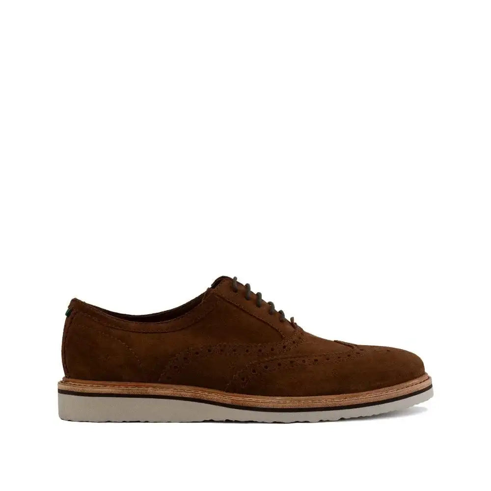 Men's Wingtip Shoe in Suede | Milwaukee Boot Company