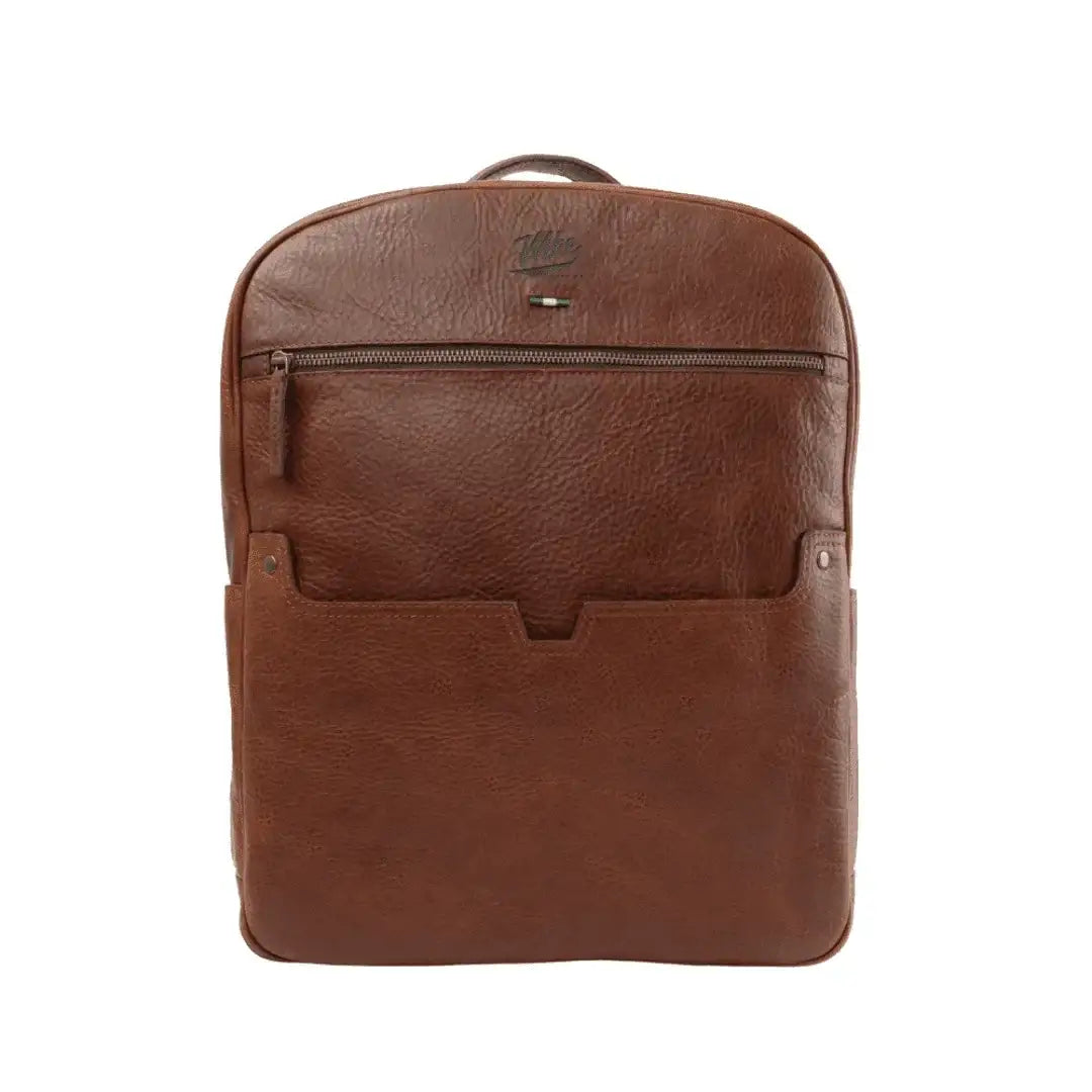 backpack with leather boot Milwaukee Boot Co. Brewer Backpack