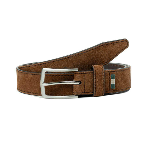 Vogel Dress Belt - Milwaukee Boot Company - Vogel Dress Belt - Brown Suede / 32