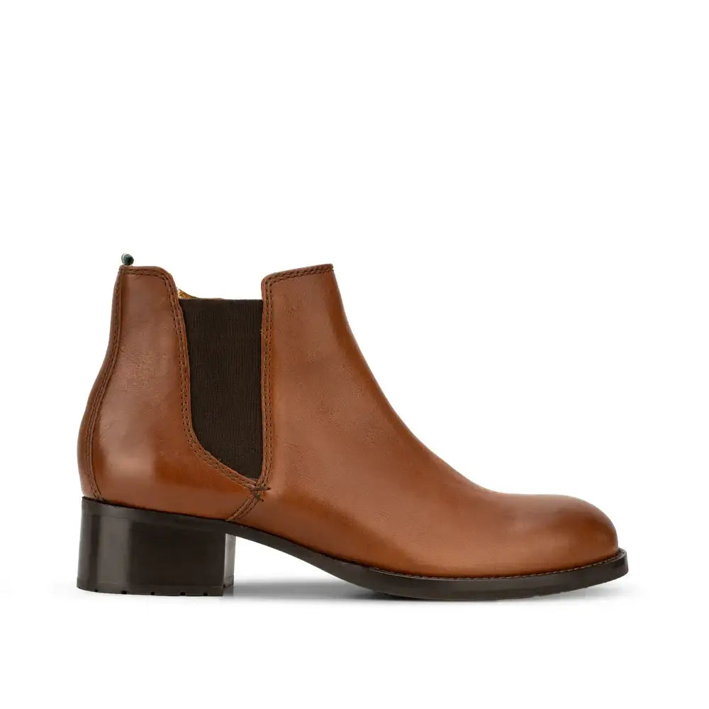 Ardie Chelsea Zip Women's Boot - Milwaukee Boot Company - Ardie Chelsea Zip Women's Boot - Sienna / 6.5M