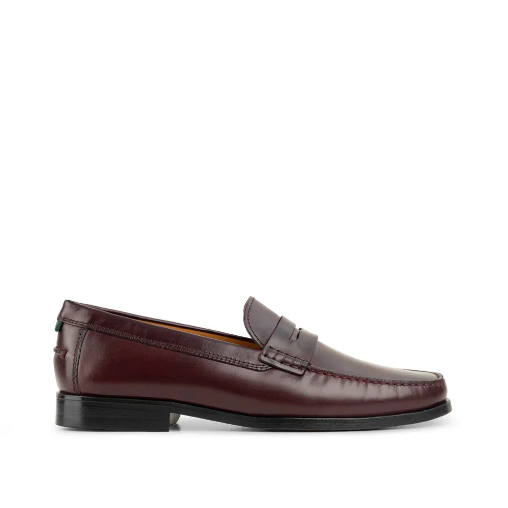 Dunes Men's Penny Loafer - Milwaukee Boot Company - Dunes Men's Penny Loafer - Oxblood / 8M