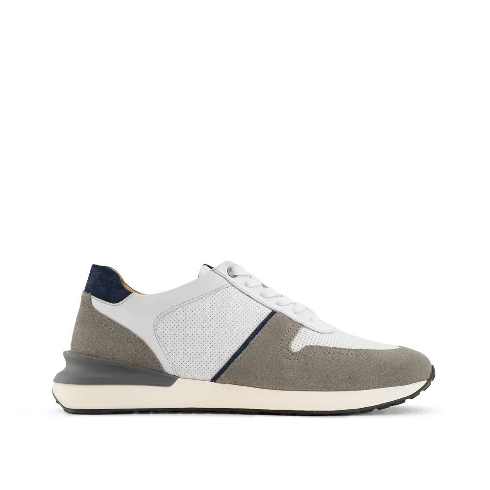 Gallun Men's Sneaker - Milwaukee Boot Company - Gallun Men's Sneaker - White and Gray / 8M