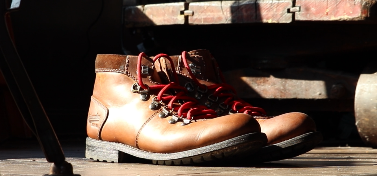 Fresh cleaned and conditioned leather boots